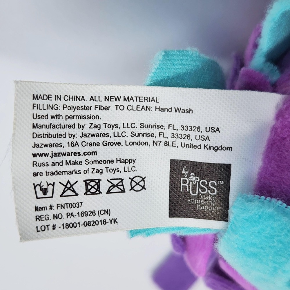 Russ Fortnite Loot Llama Plush Small Stuffed Toy Purple Blue Jazwares 2018 Cute - Picture 3 of 11